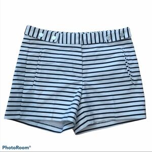 Zara dark blue and white striped shorts size XS